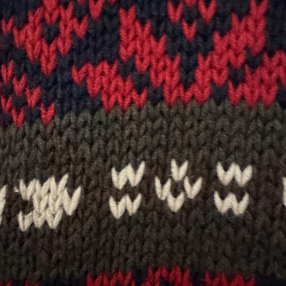 Vintage 90s B. Moss Nordic Fair Isle Geometric Knit Sweater Wms M SKI - Picture 5 of 13